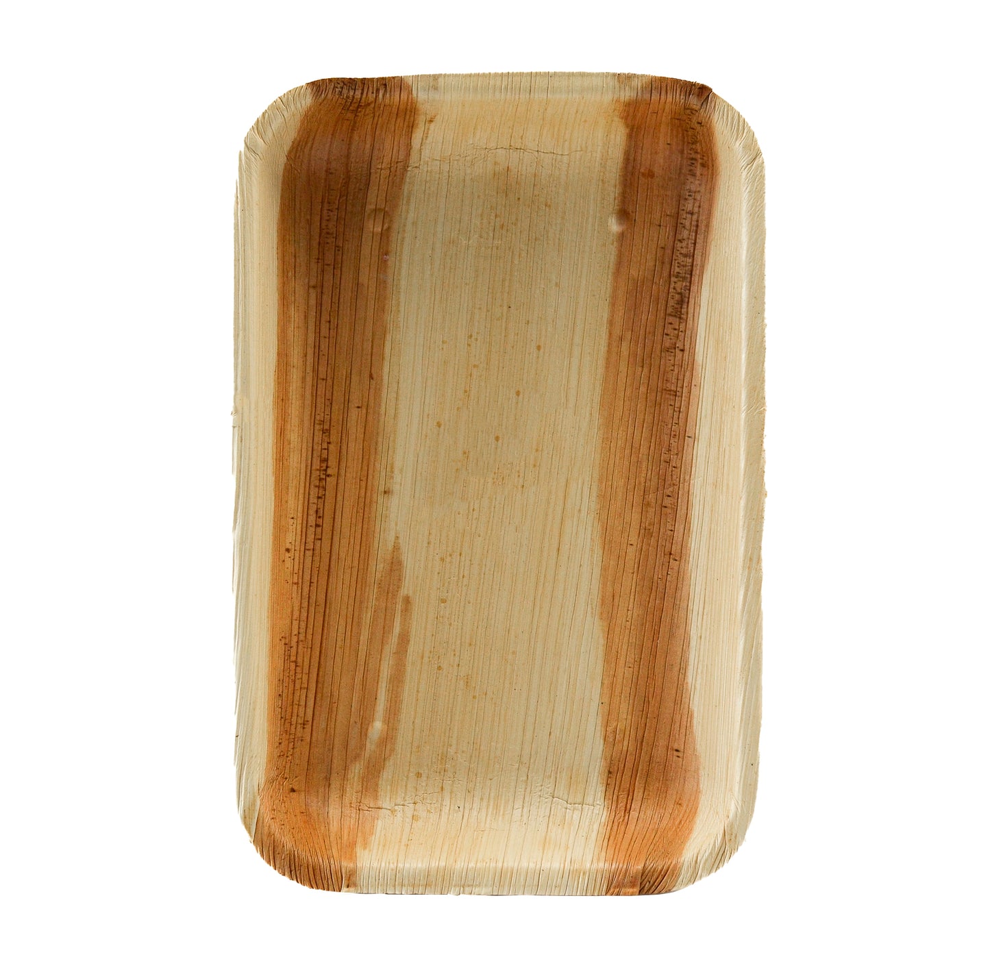 rechthoekig palmblad bord van 23x15cm