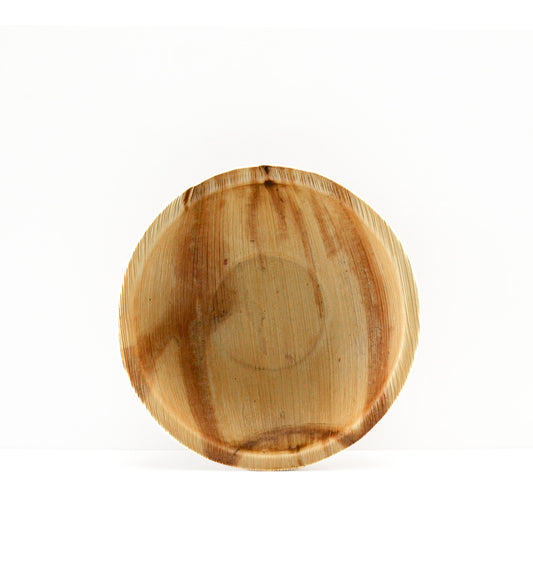 ronde palmblad kom van 16 cm