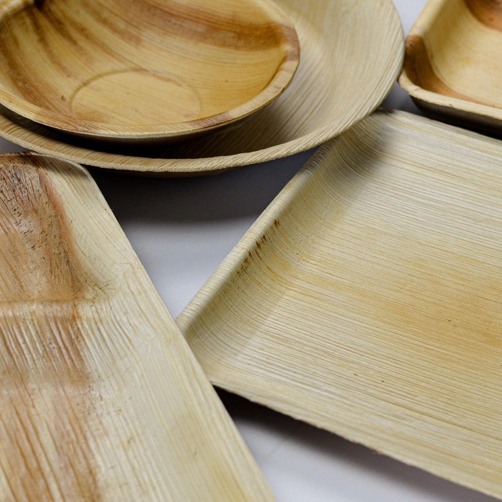 Palmblad bord 23x15cm - 100 stuks